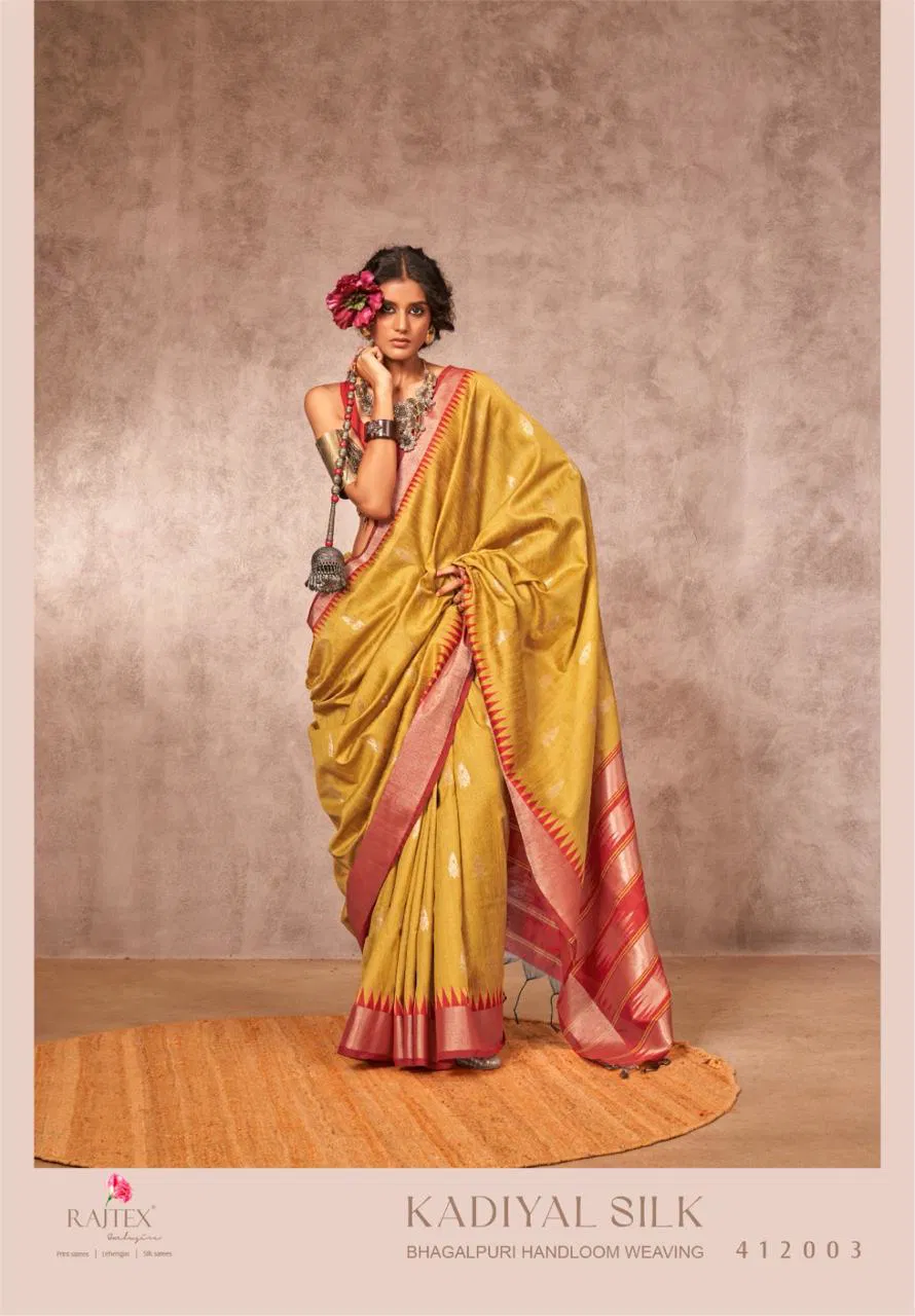 Kadiyal Silk By Rajtex Handloom Weaving Silk Saree Orders In India